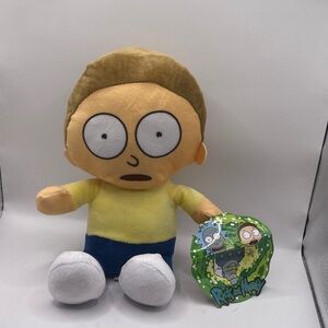 Morty 10” Plush Rick and Morty Adult Swim Stuffed Toy Collectible Gift NWT